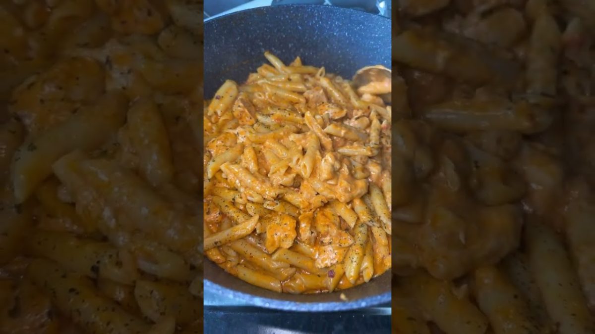 Creamy chicken pasta #shorts