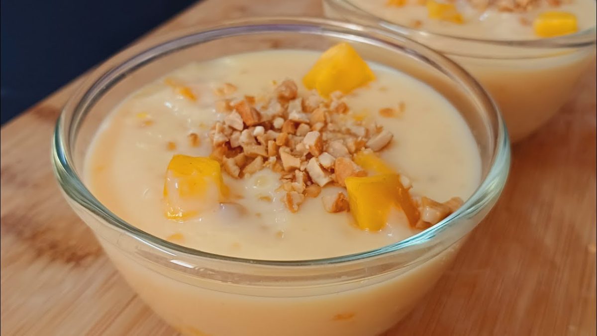 Mango  Sago Dessert Recipe || Mango Pudding || | Mango Tapioca Dessert