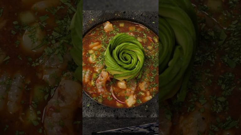 Molcajete de Mariscos 🤤🔥🌊#recetas #comida #aguachile