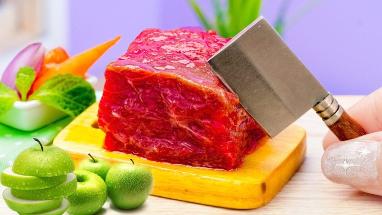 Amazing Miniature Moroccan Apple Beef Stew Recipe 🥩 ASMR Miniature Cooking Food