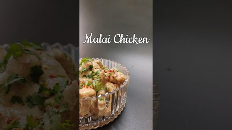 Creamy Malai Chicken | Authentic Murgh Malai Recipe