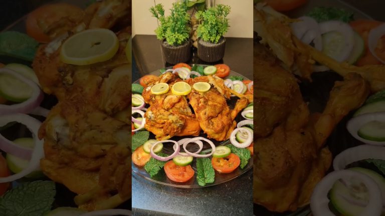 Food Street Style Chicken Roast Recipe | Ultimate Roasted Chicken | Homemade baked Chicken#trending