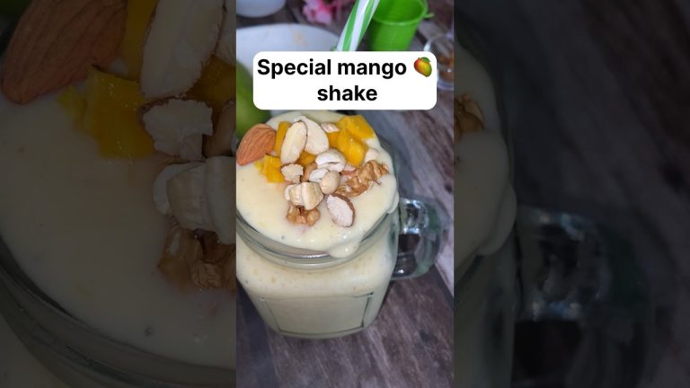 Special Mango 🥭 shake #cookwithgangwar #recipe #shorts