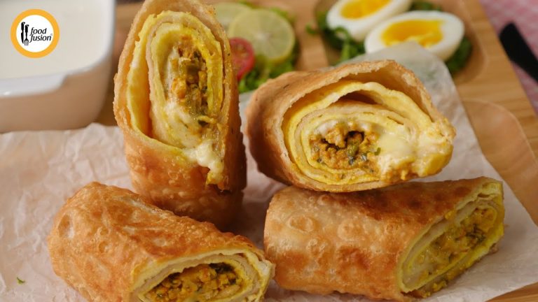 Crispy Roti Egg Roll – Breakfast Recipe By Food Fusion