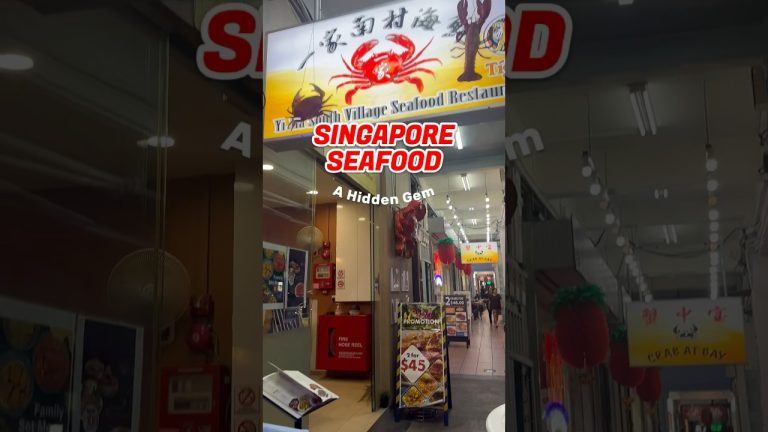 【 A Hidden Gem in SG】 A super reasonable and yummy seafood restaurant in Singapore! シンガポールの穴場海鮮レストラン