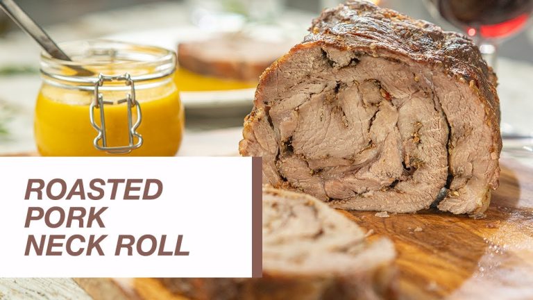 Roasted Pork Neck Roll | Food Channel L Recipes