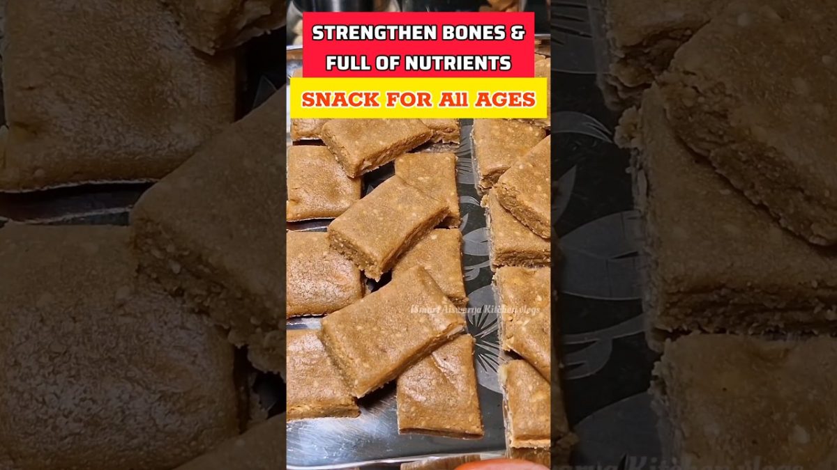 ఎముకల బలానికి ఒక్క స్వీట్😋Burfi Sweet/Healthy Recipe #youtubeshorts #burfi #sweet #viral #trending