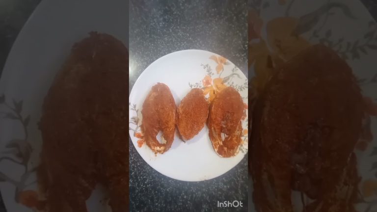 Anjal fish masala fry #food #cooking #recipe #fishfry #seafood #charikanasu#shorts