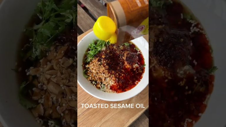 CHUNKY DUMPLING SALSA #shorts #howto #recipe