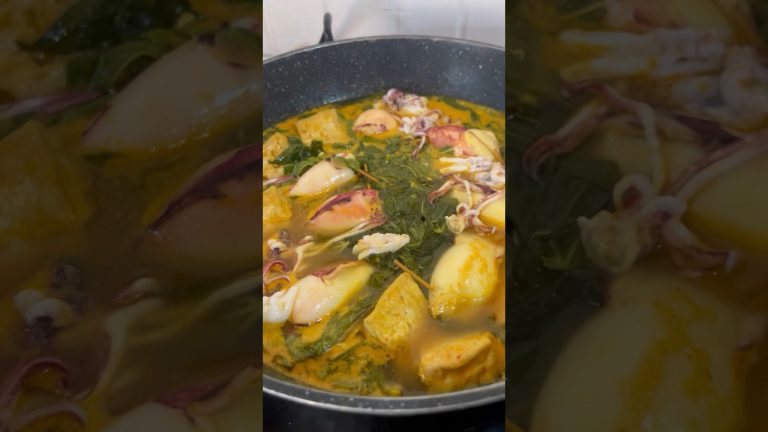 Gulai cumi bunting #sayur #berkebun #foodie #resep #masak #seafood #cookingvideo #cookingathome