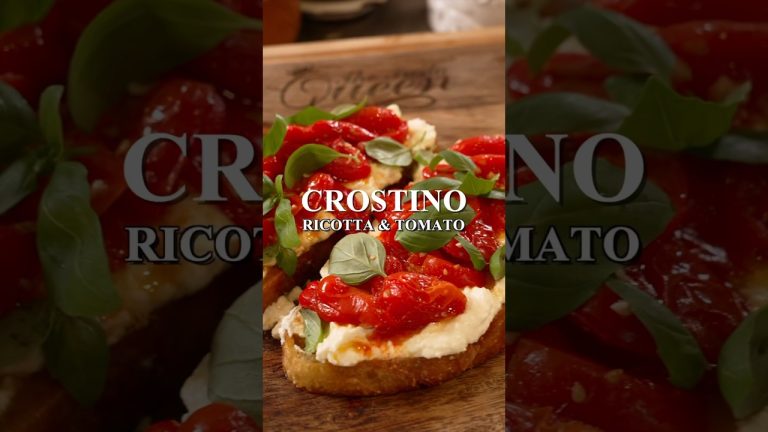 Crostino Ricotta and Tomato