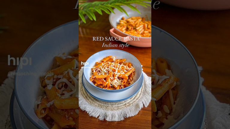 recipe of delicious 😋 red sauce pasta #ytshorts #trending #viral #nomitriya #recipe @nidhikiduniya