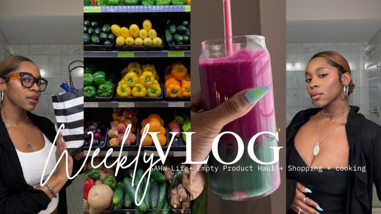 SAHW Life, Empty Products Haul, Erewhon Smoothie Recipe, Shopping of course✨| Weekly Vlog