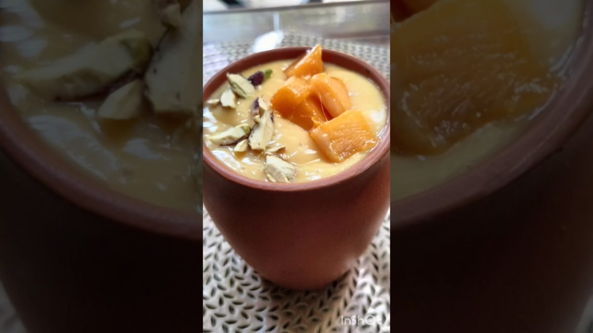 Mango Lassi recipe | Summer Drink | Sweet Lassi | आम वाली स्वाद लस्सी#viral🥭#aam#mangolover#love❤️