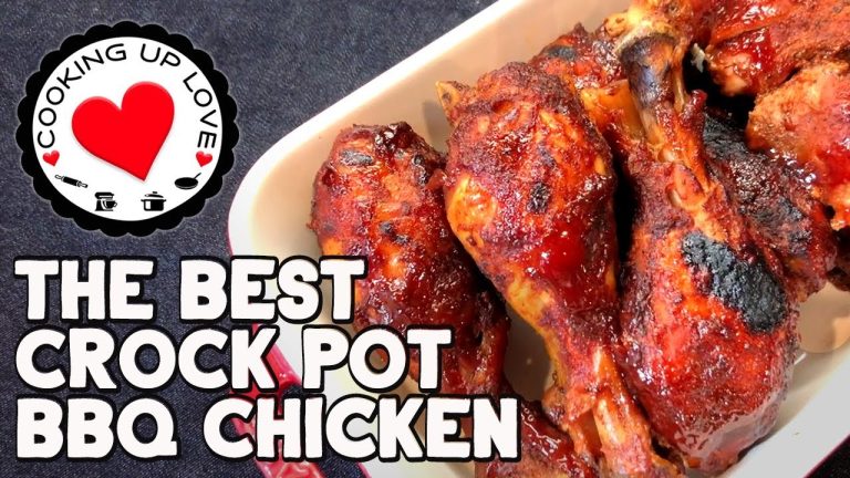 The Best Slow Cooker BBQ Chicken 🍗| Potluck Recipes | Cooking Up Love