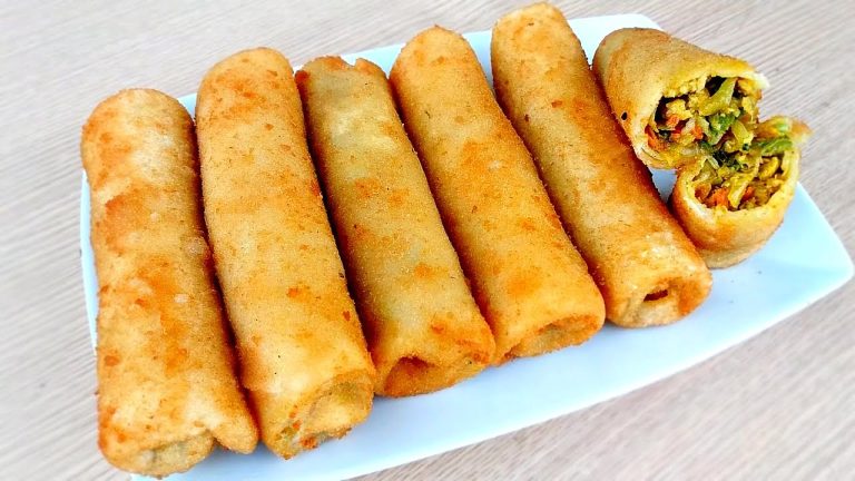 ভেজিটেবল রোল! স্ট্রীট ফুড দোকানের ভেজিটেবল রোল রেসিপি! Bangladeshi Street Food Vegetable Roll Recipe