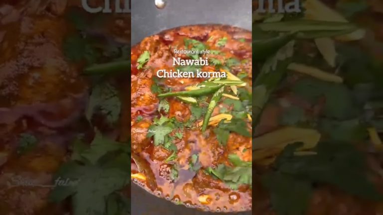 Nawabi Chicken Korma recipe| Delicious chicken recipes| korma bnany ka trika
