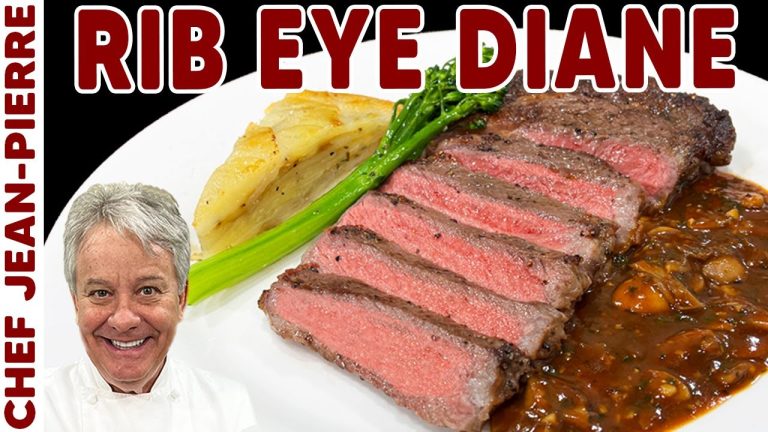 Steak Diane Ribeye Recipe | Chef Jean-Pierre