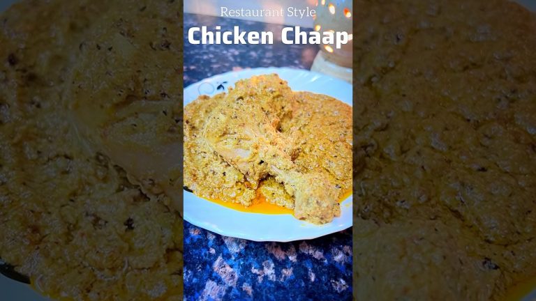 Mouthwatering Restaurant Style Chicken Chaap Recipe #shorts