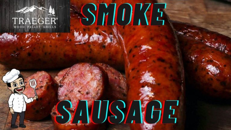 SMOKE SAUSAGE – TRAEGER GRILL – How To Cook Sausages