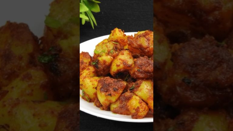 Crispy Potato Fry Recipe | Aloo Fry Recipe | Urulaikilangu Varuval Recipe | Best Side Dish For Rice