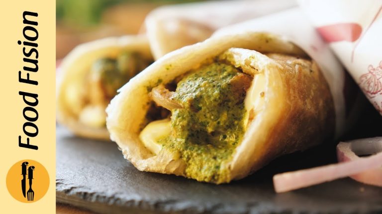 Reshmi Chicken Paratha Roll Recipe By Food Fusion (Ramzan Special Recipe)