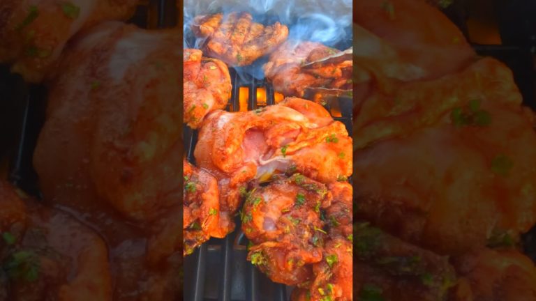 JUICY 🔥 Flame Grilled Chicken Thighs In 10 Minutes #chickenrecipes