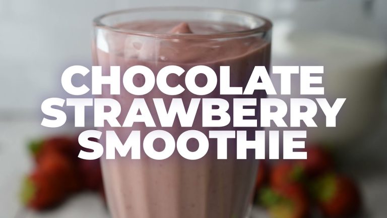 Chocolate Strawberry Smoothie