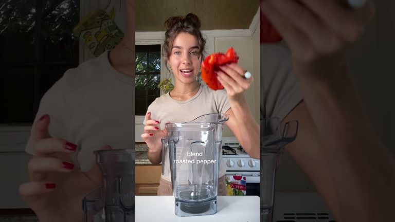 vegan red pepper pasta *easy dinner idea* #youtubepartner #asmr