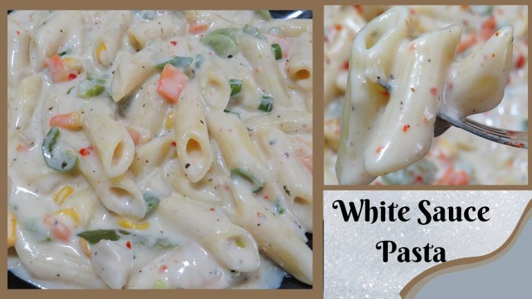 ವೈಟ್ ಸಾಸ್ ಪಾಸ್ತಾ |Homemade white sauce pasta recipe|italian White Sauce Pasta with Vegetables