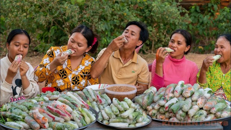 Savory Delights: Khmer Noodles Spring Rolls With Pork Belly Recipe – A Kitchen Foods Special