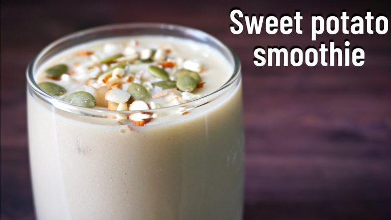 Sweet potato smoothie | sweet potato milkshake  | sweet potato fasting recipe | shakarkandi recipe