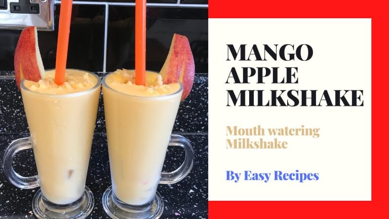 Mango Apple Milkshake Recipe | Healthy Juice Recipes | Mango Apple Smoothie | Easy Recipes