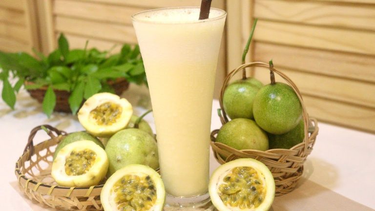 Passion Fruit MilkShake Recipe-Passion Fruit Smoothie-Passion Milk Drink