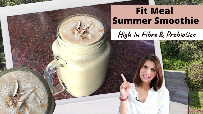 Fit meal Summer Smoothie Recipe | High in Fiber & Probiotics | Breakfast Meal For Weight Loss