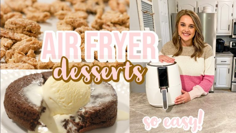 AIR FRYER DESSERTS | AIR FRYER RECIPES | EASY DESSERT RECIPES