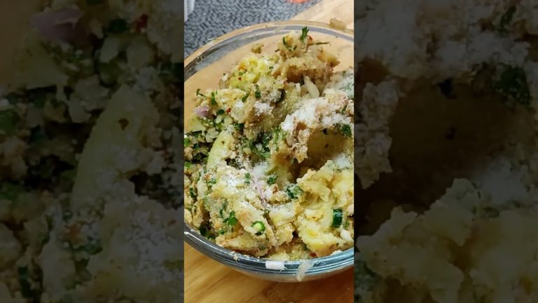 Crispy potato cutlet recipe with bread crumbs- Tasty aloo ki tikki- Easy potato snacks recipe