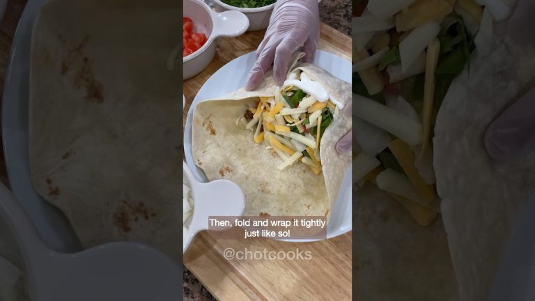 Beef and Pork Burrito Recipe | Pork and Beef Burritos | Easy Burrito Recipe  #shortsvideo #shorts