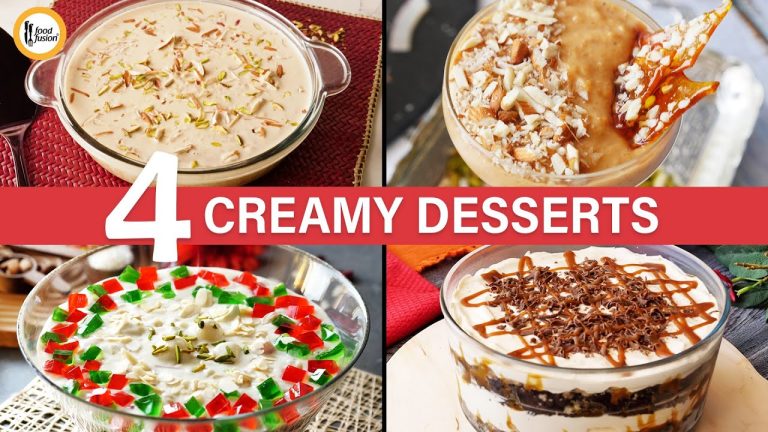4 Creamy Iftar Dessert Recipe By Food Fusion (Ramazan Special 2022)