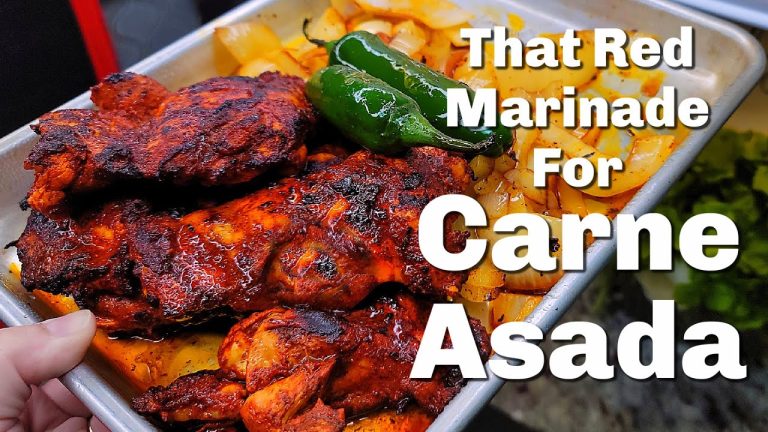 That Mexican Meat Market RED MARINATED CHICKEN Recipe | Pollo Asado | Simply Mamá Cooks