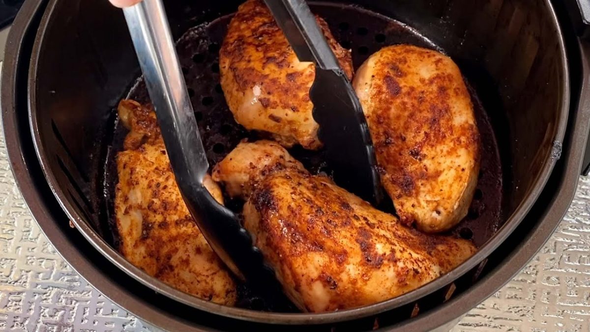 Air Fryer Chicken Breasts Recipe – How To Cook Boneless Skinless Chicken Breasts In The Air Fryer!
