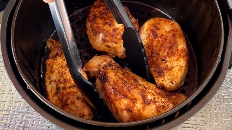 Air Fryer Chicken Breasts Recipe – How To Cook Boneless Skinless Chicken Breasts In The Air Fryer!