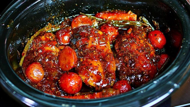 Slow Cooker Honey Garlic Chicken and Veggies Recipe – Easy Chicken and Veggies