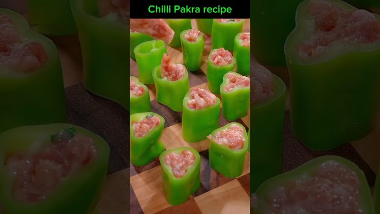 chilli beef pakora//পাকোড়া রেসিপি#snakes#beef#green