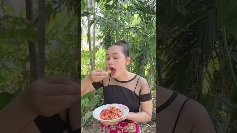 Mango with salt chili #cooking #mango recipe #mango with salt chili #shortvideo #srey neang cooking