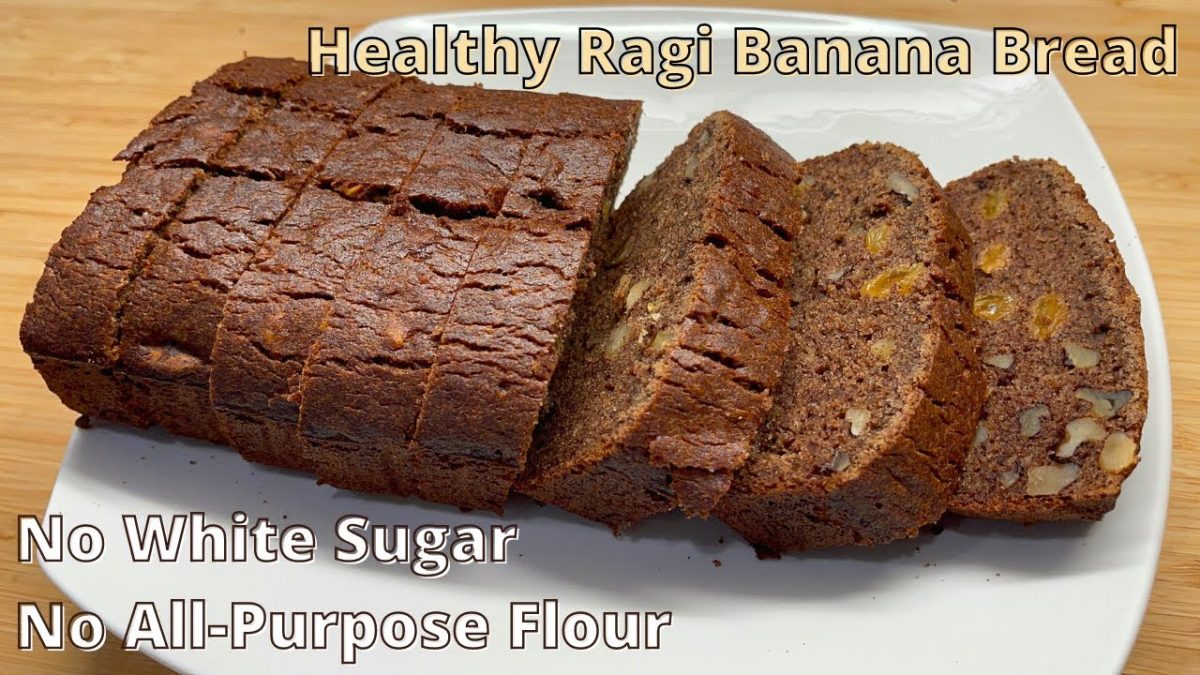 Gluten-Free Ragi Banana Bread Recipe | Finger Millet Bread | Ragi Recipes HEALTHY Ragi Breakfast