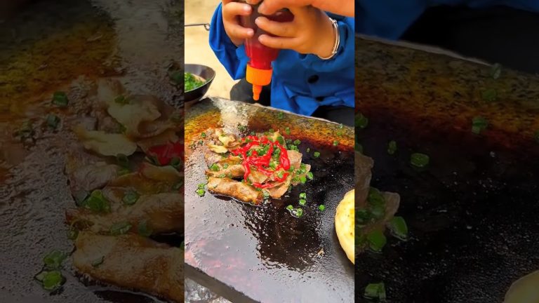 Chinese burger BBQ Lamb Rolls