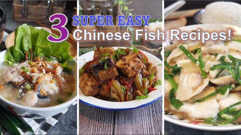 3 Wholesome & Easy Chinese Fish Recipes to Cook at Home | How to cook fish in Chinese style