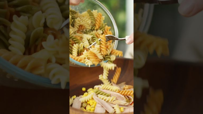 Receta de ensalada de pasta #shorts