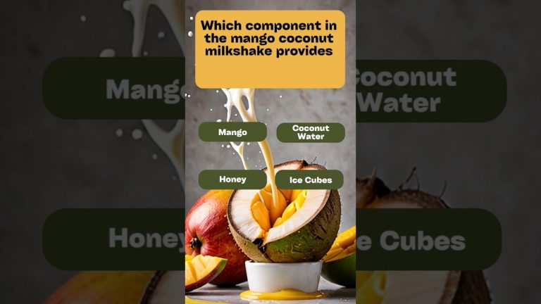 Mango Coconut Smoothie Recipe | Best Milkshake (SO DELICIOUS!). #smoothie #summertreats #shorts